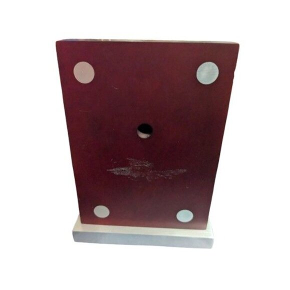 Benchmark Quartz Clock Desk Office GE logo Engraved 6 in tall 4.25 in wide - Picture 2 of 7